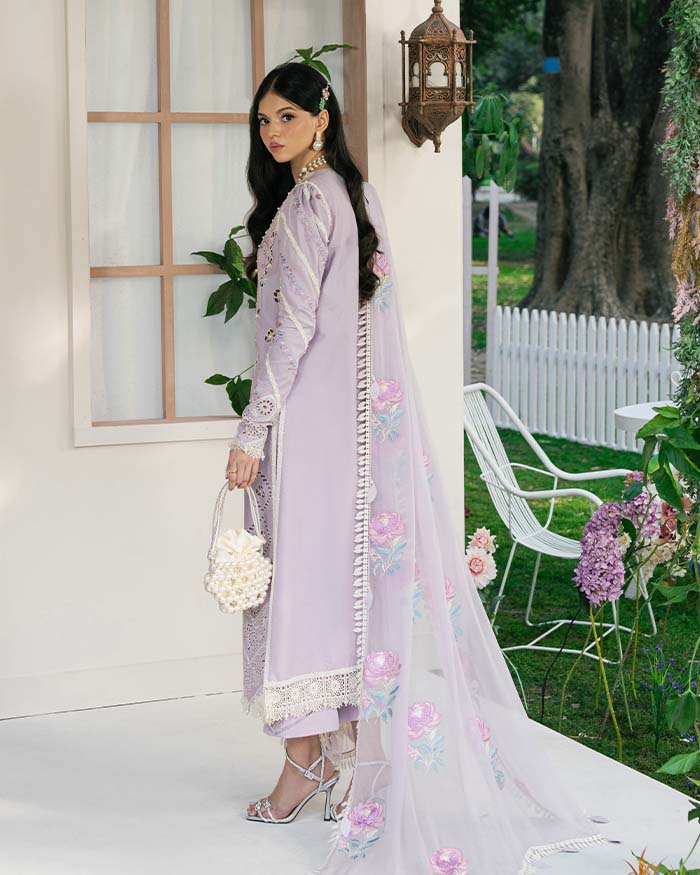Zevk | Flora Festive Lawn | LILLY S Lilac Lawn