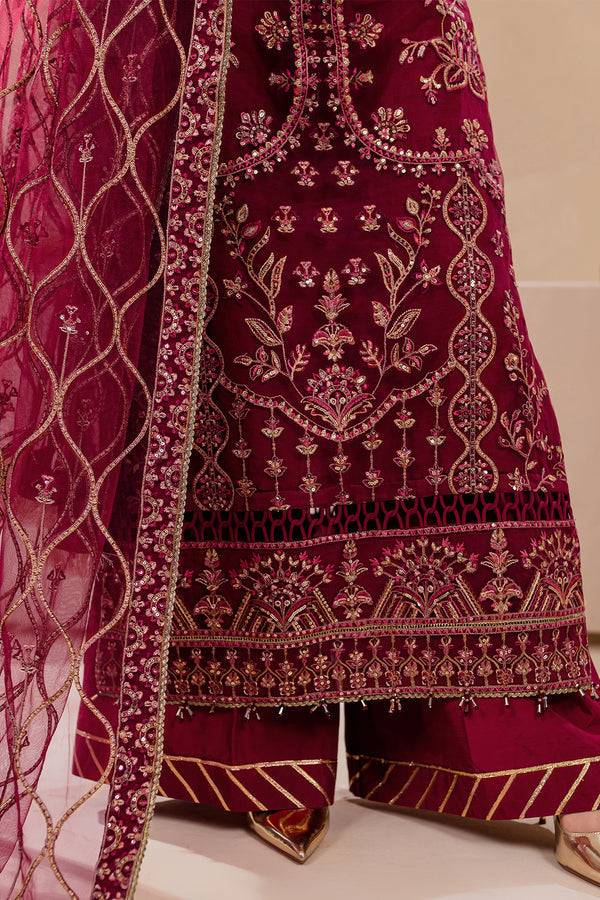 Farasha | Lumiere Formals |ROUGE PINK - Pakistani Designer Dress - by Farasha | Type: Formal - 100% Original at Saira Sultan