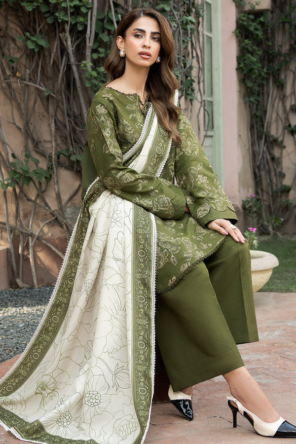 Farasha | Eminence Khaddar 25 | Olvyn by Farasha - Designer Dress - Type : Ladies Clothes - Available at Saira Sultan - 100% Original