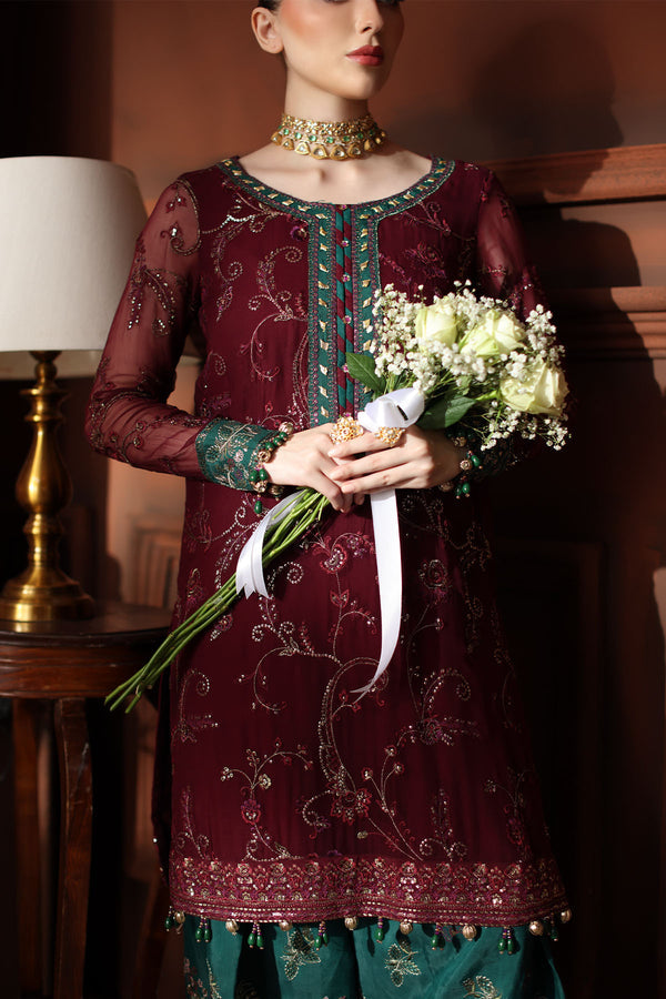 Nureh | Alfaaz Formals | NL-90 by Nureh - Designer Dress - Type : Ladies Clothes - Available at Saira Sultan - 100% Original