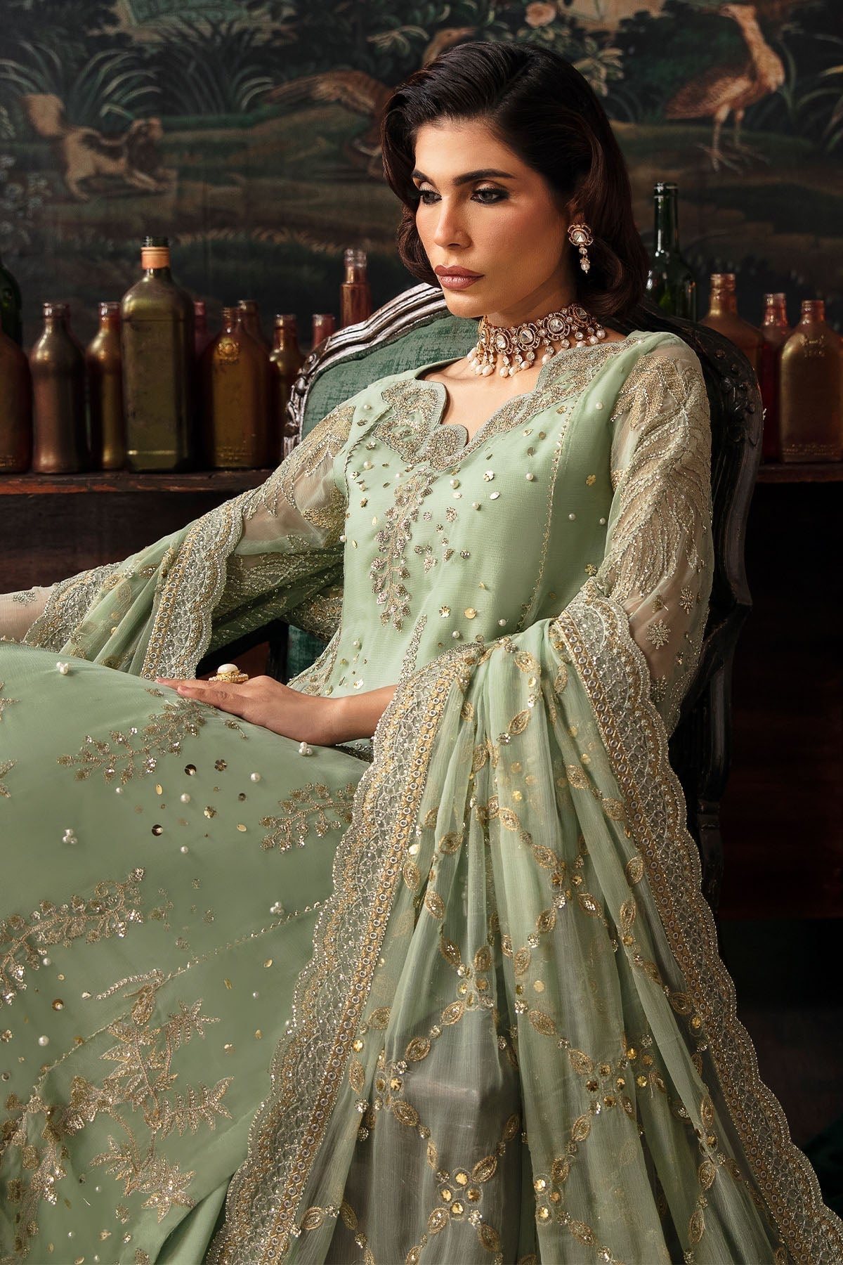 Nureh | Elanora Formal 24 | NEL-32 - Pakistani Designer Dress - by Nureh | Type: Formal - 100% Original at Saira Sultan