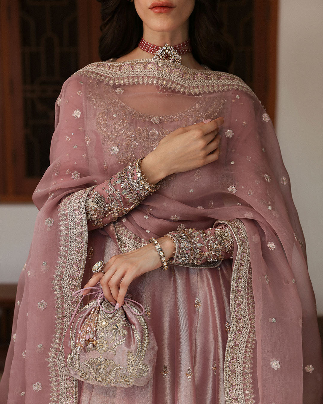 Faiza Saqlain | Mehermah Luxe Formals | Halina - Pakistani Designer Dress - by Faiza Saqlain | Type: Formal - 100% Original at Saira Sultan