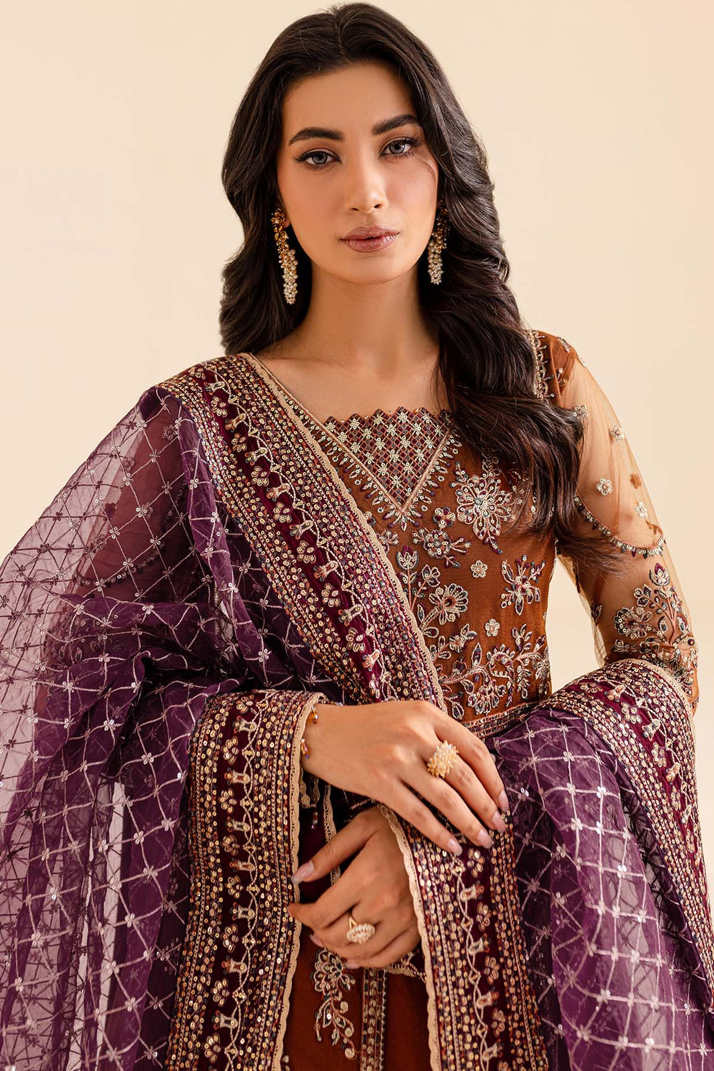 Farasha | Lumiere Formals | Crimson Allure - Pakistani Designer Dress - by Farasha | Type: Bridal - 100% Original at Saira Sultan