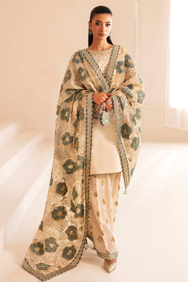Jazmin | Formals Collection | Raw Silk UR-7039 - Pakistani Designer Dress - by Jazmin | Type: Formal - 100% Original at Saira Sultan