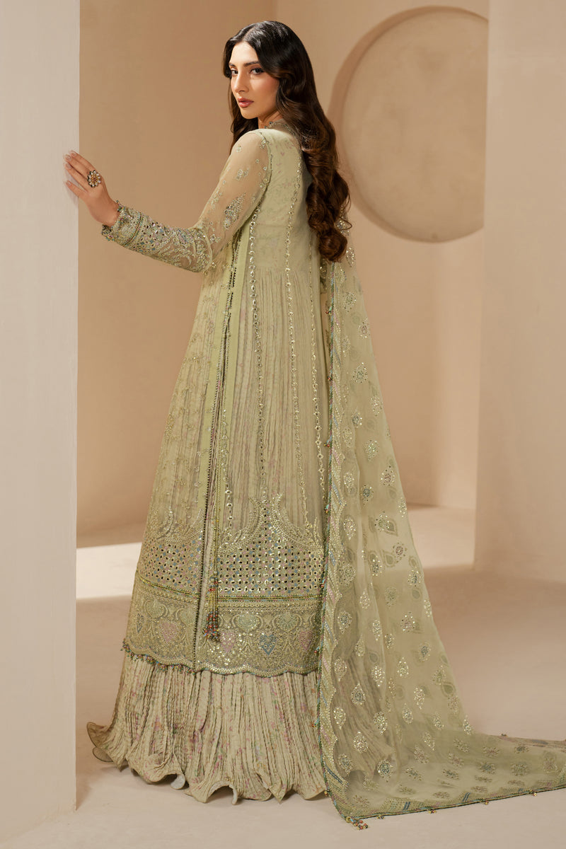 Jazmin | Wedding Formals | WF'25-07 S Mint Green Chiffon
