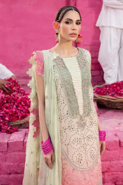 Nureh | Summer Eid Pret | NDS-103 - Pakistani Designer Dress - by Nureh | Type: Luxury - 100% Original at Saira Sultan