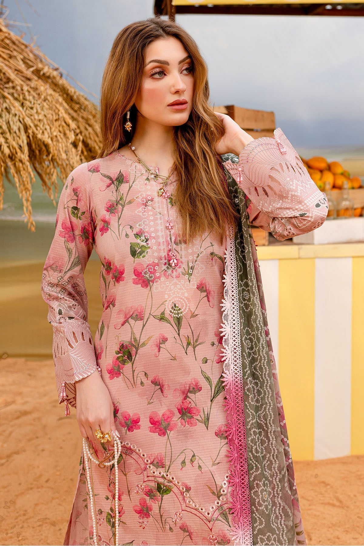 Nureh | Gardenia Lawn 25 | NSG-178 XL Light Pink Lawn