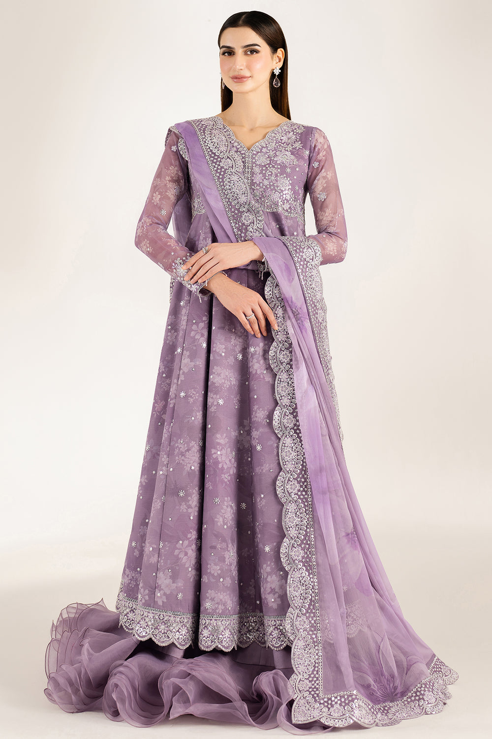 Farasha | Fiorella Formals | Violet Dreams - Pakistani Designer Dress - by Farasha - Type : Ladies Clothes - 100% Original at Saira Sultan