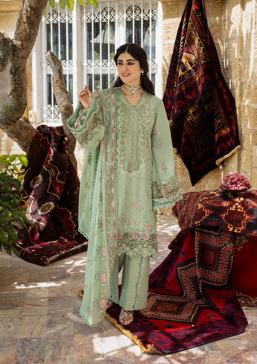 Kahf Premium | Kahf Karandi 25 | KKH-01 PRIMROSE - Pakistani Designer Dress - by Kahf Premium - Type : Ladies Clothes - 100% Original at Saira Sultan