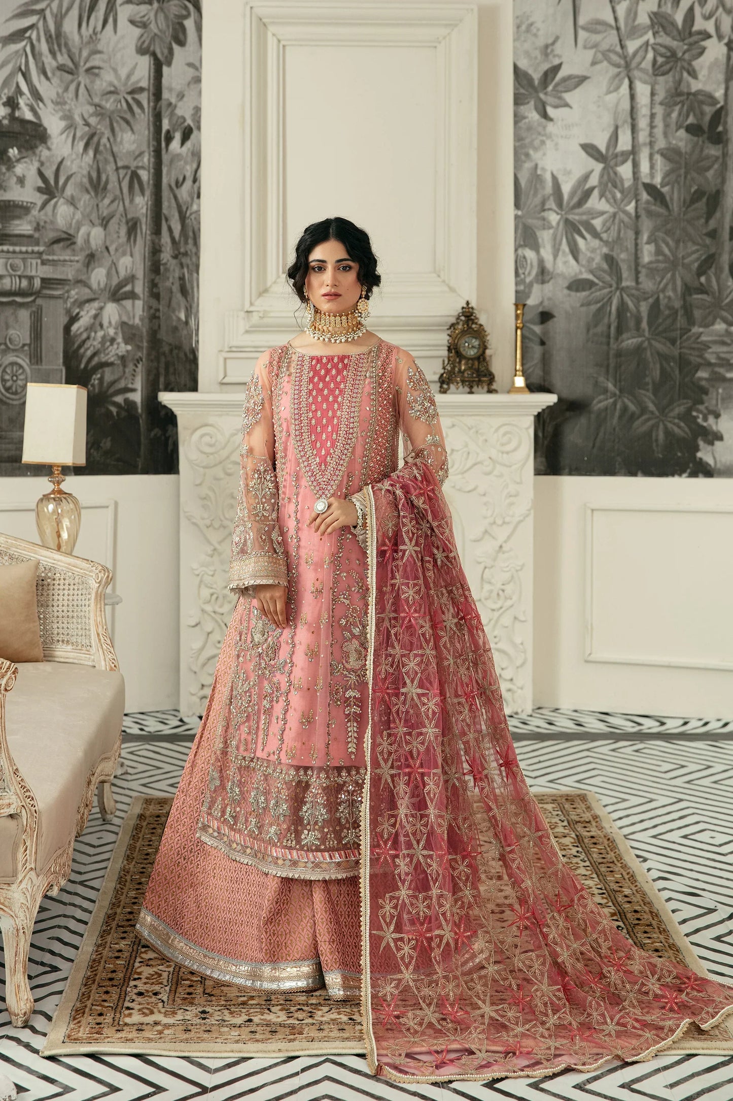 Ezra | Wedding Collection | Sahiba - Pakistani Designer Dress - by Ezra | Type: Bridal - 100% Original at Saira Sultan