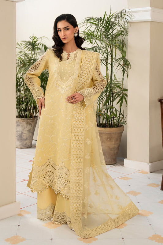 Maryum N Maria | Luxury Lawn 25 | ALZENA - MS50121 XS Vanilla Lawn
