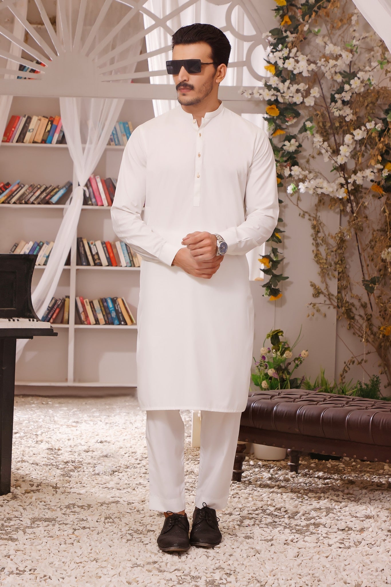 TGM | Men Fancy Wedding | White Whisper (3 Piece) Small