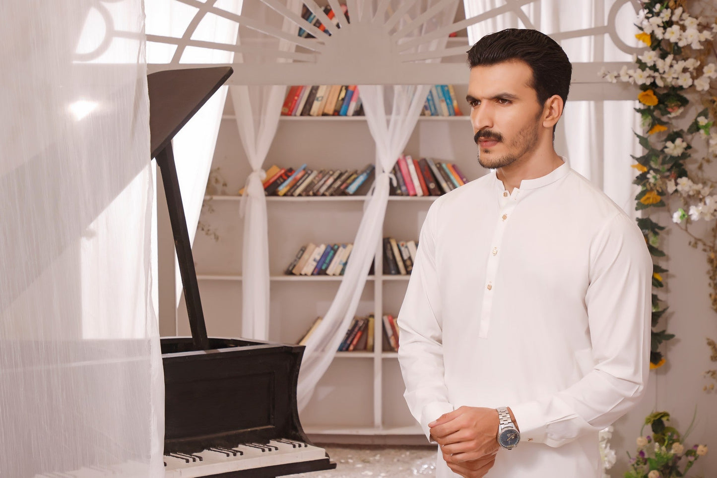 TGM | Men Fancy Wedding | White Whisper (3 Piece)