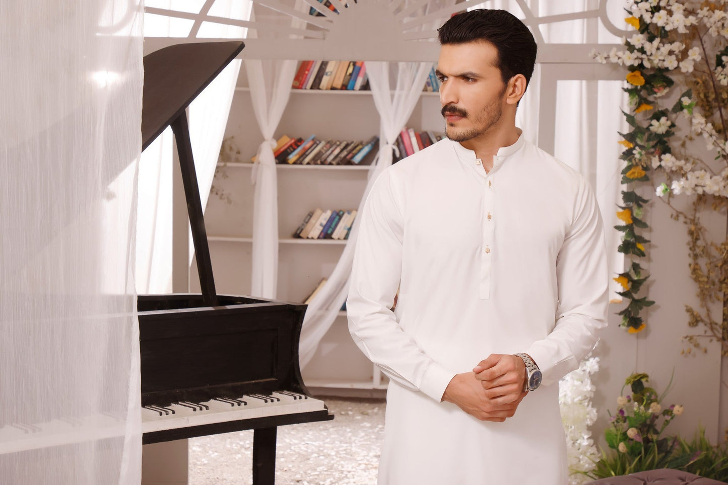 TGM | Men Fancy Wedding | White Whisper (3 Piece)