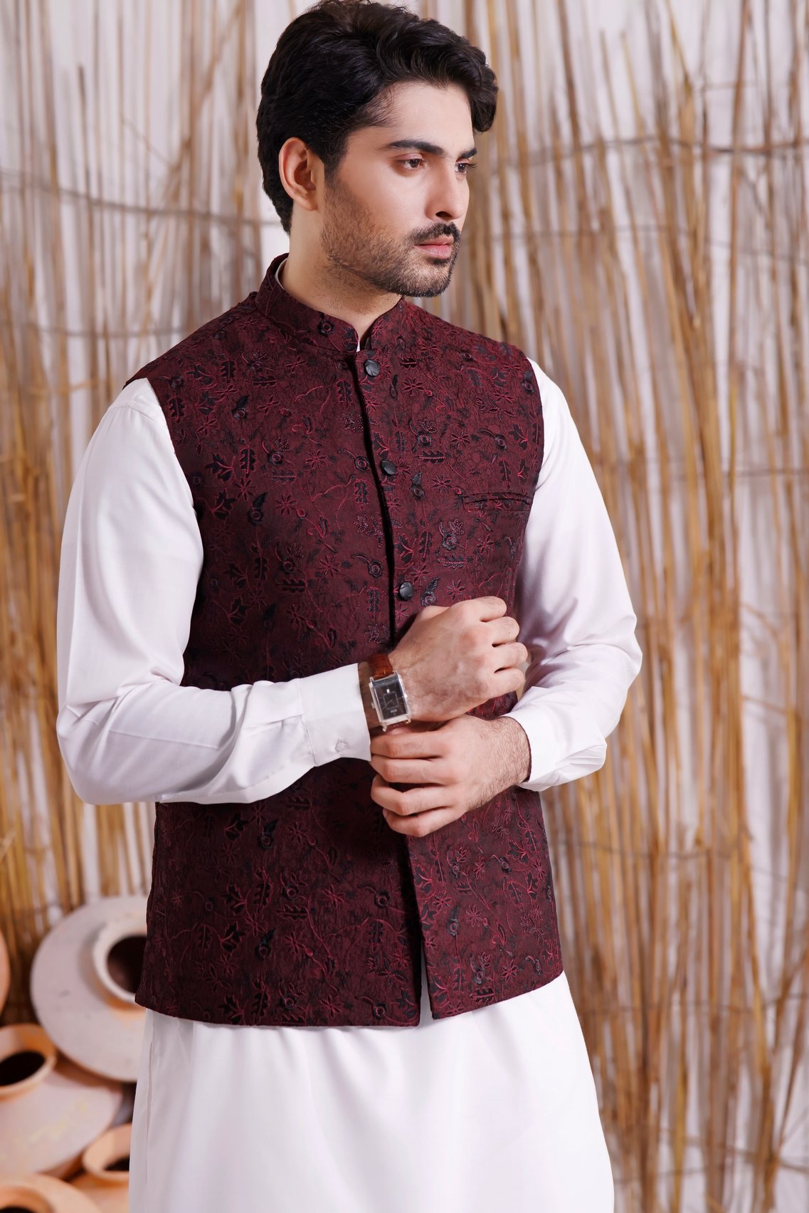TGM | Men Fancy Wedding | Carmine (3 Piece) Small