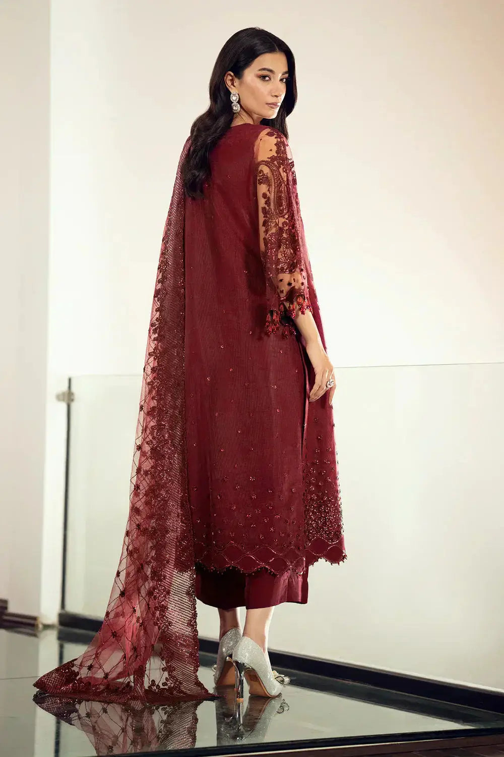 Baroque | Formals Collection | UF-507 - Pakistani Designer Dress - by Baroque | Type: Formal - 100% Original at Saira Sultan