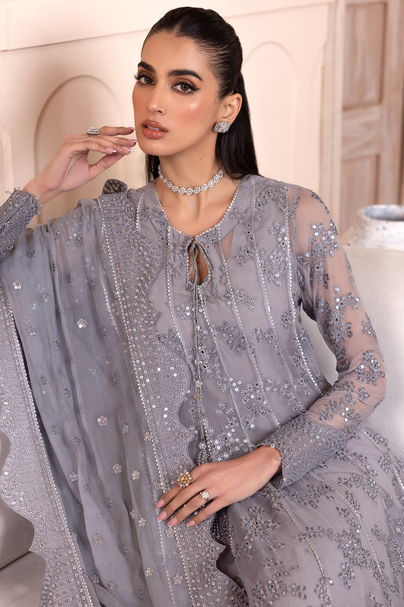 Jazmin | Formals Collection | CHIFFON UC-3045 - Pakistani Designer Dress - by Jazmin | Type: Formal - 100% Original at Saira Sultan