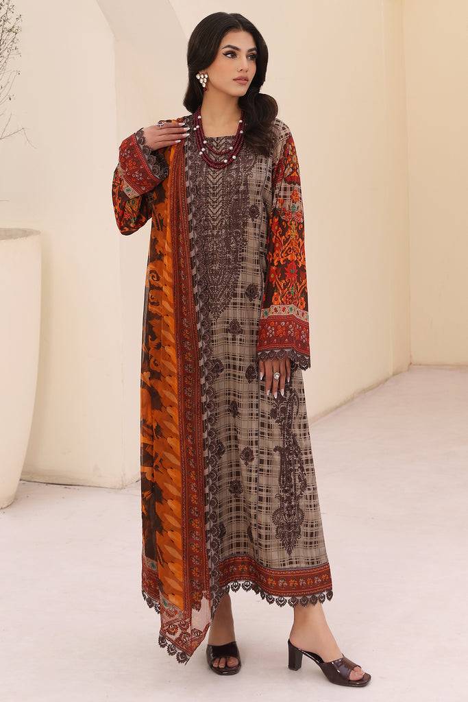 Charizma | Naranji Embroidered Lawn 24 | CN4-010 - Pakistani Designer Dress - by Charizma | Type: Luxury - 100% Original at Saira Sultan