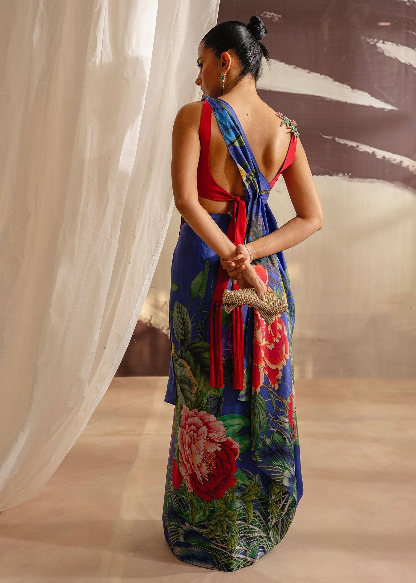 Mahgul | Eye of Cemal | Bold Breeze S Blue Korean Raw Silk