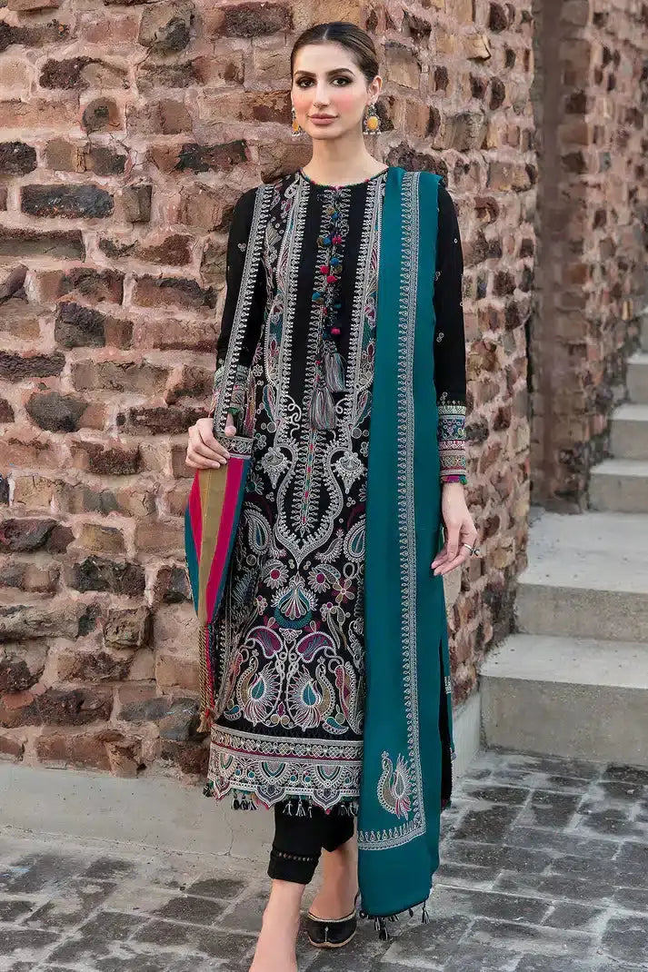 Jazmin | Dastaan Luxury Winter 23 | D8 - Pakistani Designer Dress - by Jazmin | Type: Luxury - 100% Original at Saira Sultan