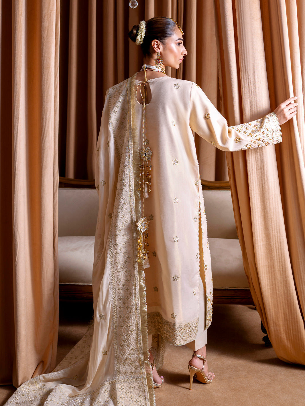 Faiza Faisal | Rema Wedding Formals 24 | Saleha M Off White Cotton