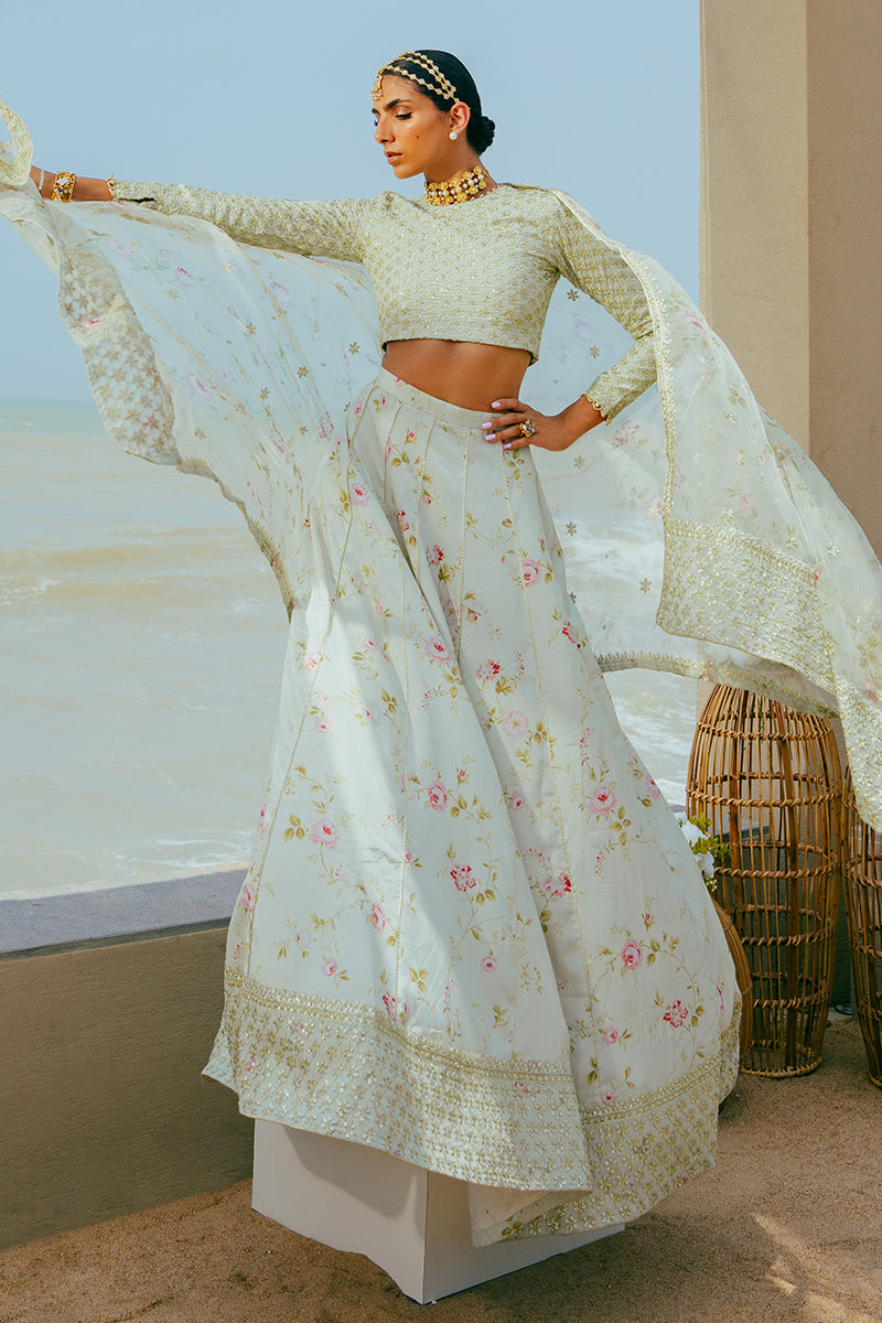 Cross Stitch | Wedding Collection 24 | TRANQUIL HAZE - Pakistani Designer Dress - by Cross Stitch | Type: Formal - 100% Original at Saira Sultan