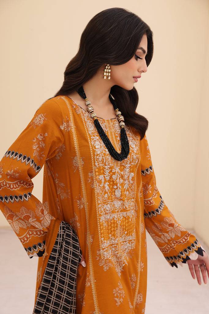 Charizma | Naranji Embroidered Lawn 24 | CN4-001 - Pakistani Designer Dress - by Charizma | Type: Luxury - 100% Original at Saira Sultan