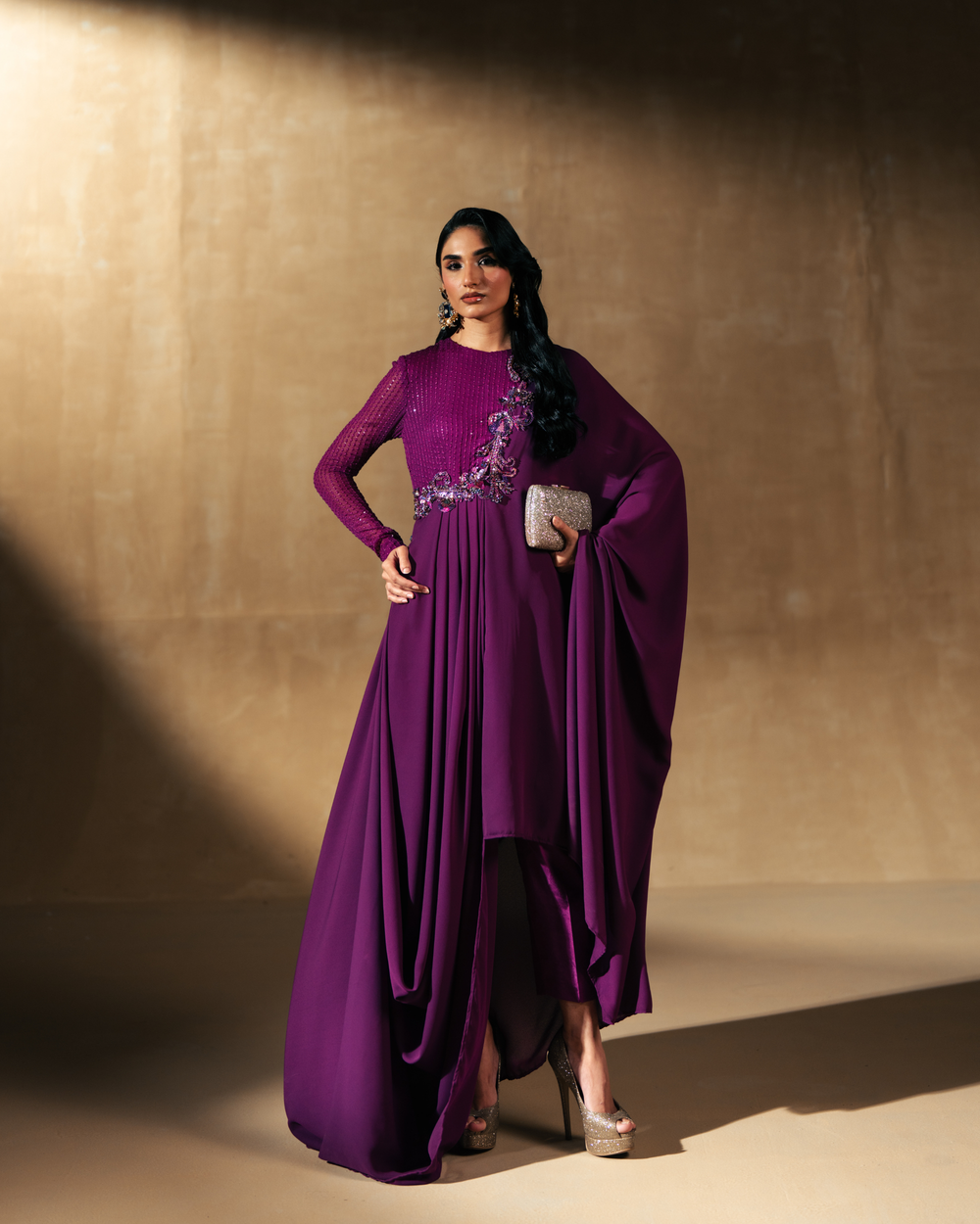 Vasal | Zyra Luxe Pret 26 | Divine drape - Pakistani Designer Dress - by Vasal - Type : Ladies Clothes - 100% Original at Saira Sultan
