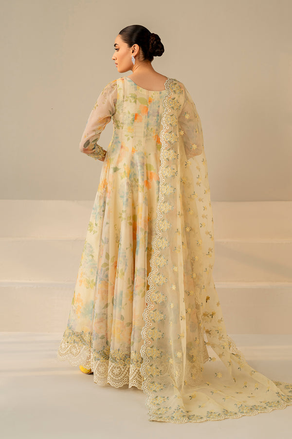 Baroque | Luxury Pret 25 | EMBROIDERED COTTON PATTI PR-1180 - Pakistani Designer Dress - by Baroque - Type : Ladies Clothes - 100% Original at Saira Sultan