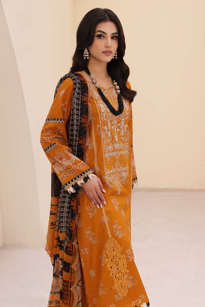 Charizma | Naranji Embroidered Lawn 24 | CN4-001 - Pakistani Designer Dress - by Charizma | Type: Luxury - 100% Original at Saira Sultan
