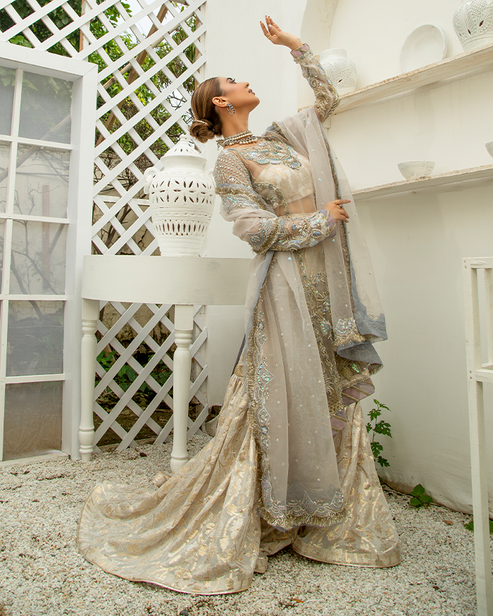 Nyra | Wedding Formals 24 | Elvira - Pakistani Designer Dress - by Nyra | Type: Bridal - 100% Original at Saira Sultan