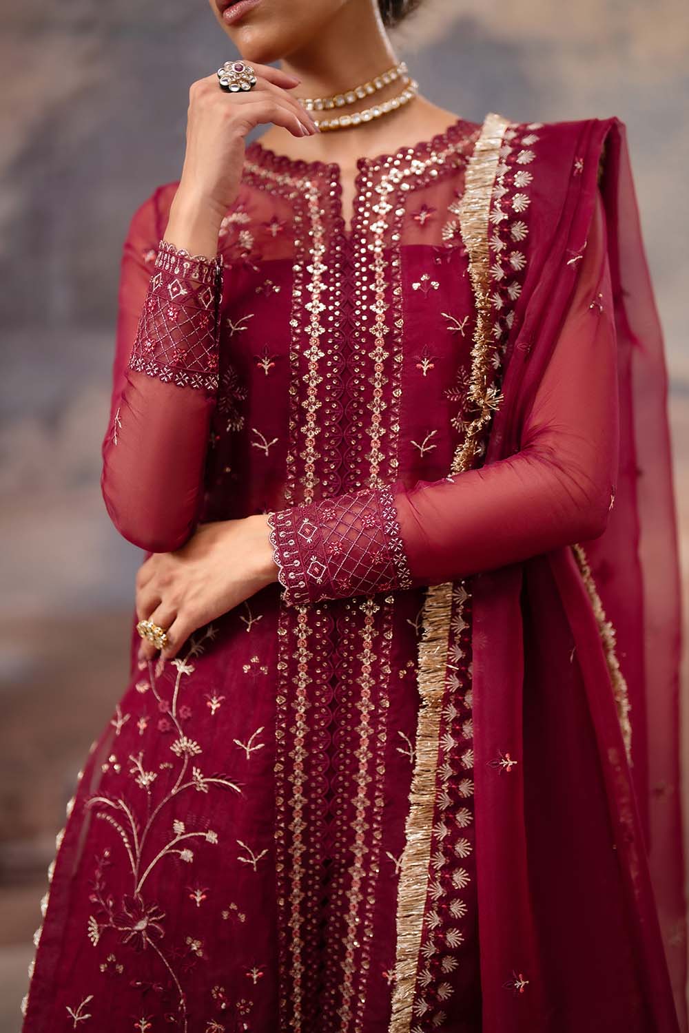 Seran | Aurelle Luxury Formals 24 | SIENNA - Pakistani Designer Dress - by Seran | Type: Formal - 100% Original at Saira Sultan