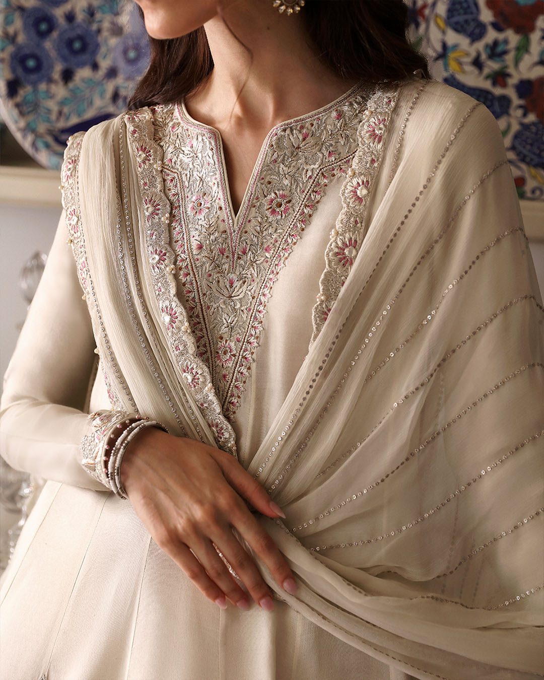 Faiza Saqlain | Mehermah Luxe Formals | Sabina - Pakistani Designer Dress - by Faiza Saqlain | Type: Formal - 100% Original at Saira Sultan