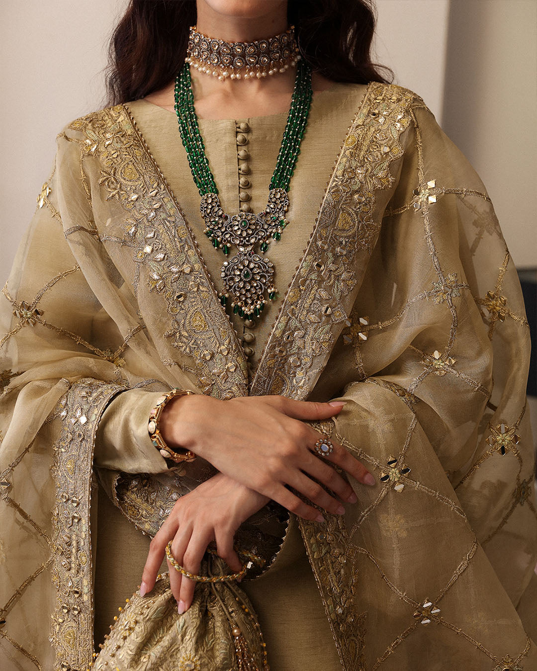Faiza Saqlain | Mehermah Luxe Formals | Nainsi - Pakistani Designer Dress - by Faiza Saqlain | Type: Formal - 100% Original at Saira Sultan