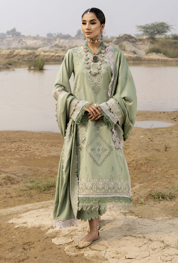 Humdum I Sierra Wool I Sierra-D02 - Pakistani Designer Dress - by Humdum - Type : Ladies Clothes - 100% Original at Saira Sultan