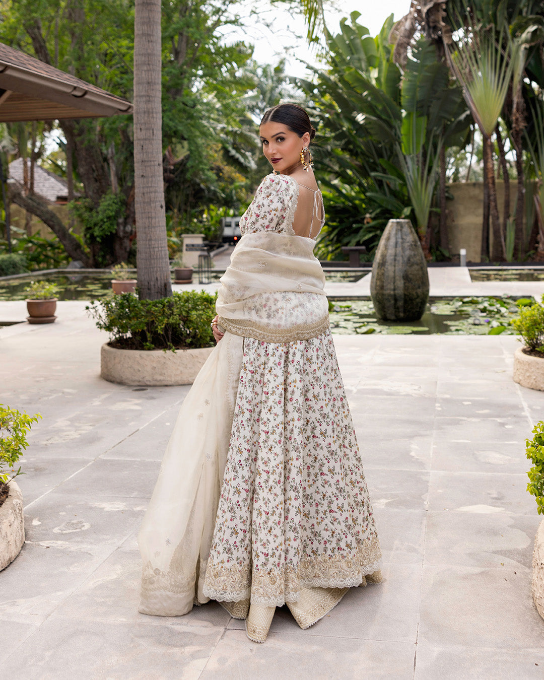 Faiza Saqlain | Zinnia Lawn 25 | Vinika S Cream Lawn