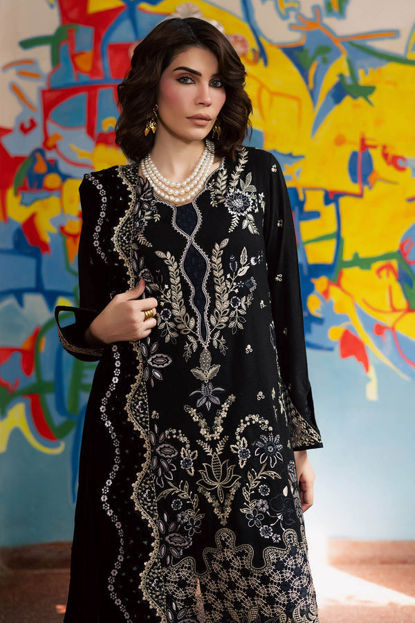 Nureh | Exclusive Leather Peach | NE-185 by Nureh - Designer Dress - Type : Ladies Clothes - Available at Saira Sultan - 100% Original