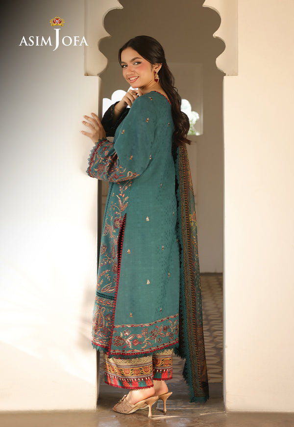 Asim Jofa | Summer Rhapsody | AJUBU-03 Embroidered Jacquard - Pakistani Designer Dress - by Asim Jofa - Type : Ladies Clothes - 100% Original at Saira Sultan