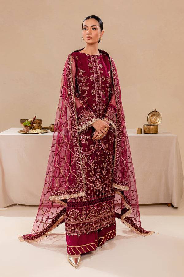 Farasha | Lumiere Formals |ROUGE PINK - Pakistani Designer Dress - by Farasha | Type: Formal - 100% Original at Saira Sultan