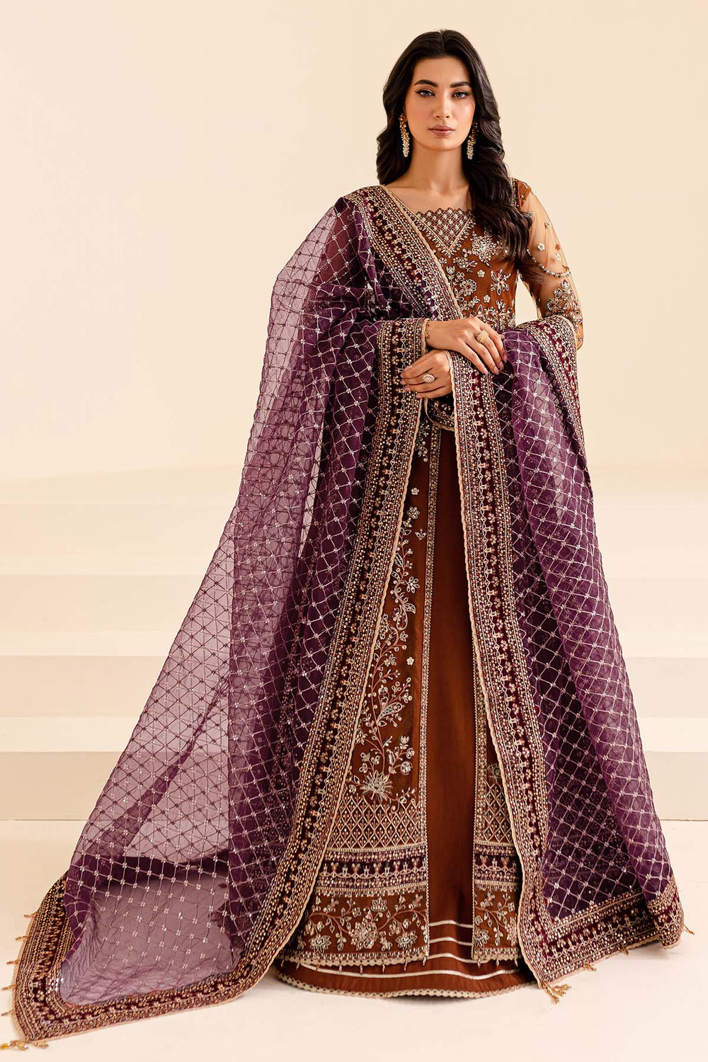 Farasha | Lumiere Formals | Crimson Allure - Pakistani Designer Dress - by Farasha | Type: Bridal - 100% Original at Saira Sultan