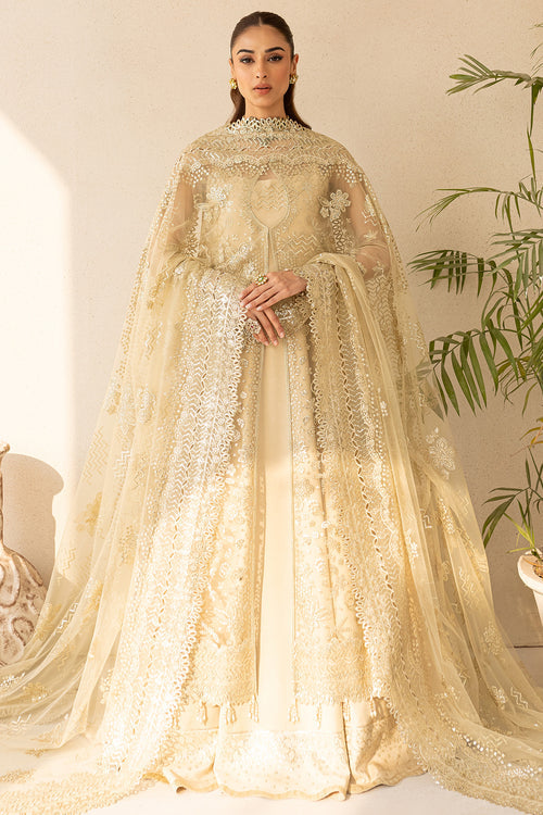 Farasha | Lu Zella Premium Formals 25 | Golden Aura - Pakistani Designer Dress - by Farasha - Type : Ladies Clothes - 100% Original at Saira Sultan
