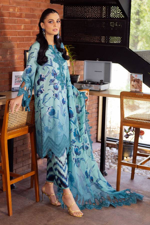 Nureh | Glam Girl Lawn | GL-08 - Pakistani Designer Dress - by Nureh | Type: Casuals - 100% Original at Saira Sultan