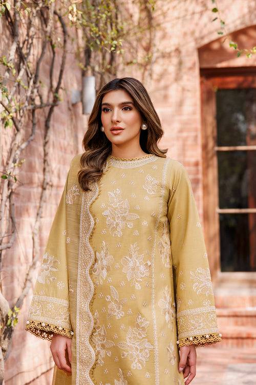 Farasha | Dastoor Embroidered Lawn SS24 | TUSCANY DREAM - Pakistani Designer Dress - by Farasha | Type: Luxury - 100% Original at Saira Sultan