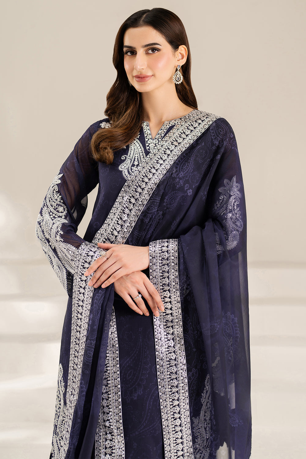 Farasha | Fiorella Formals | Blue Dazzle - Pakistani Designer Dress - by Farasha - Type : Ladies Clothes - 100% Original at Saira Sultan