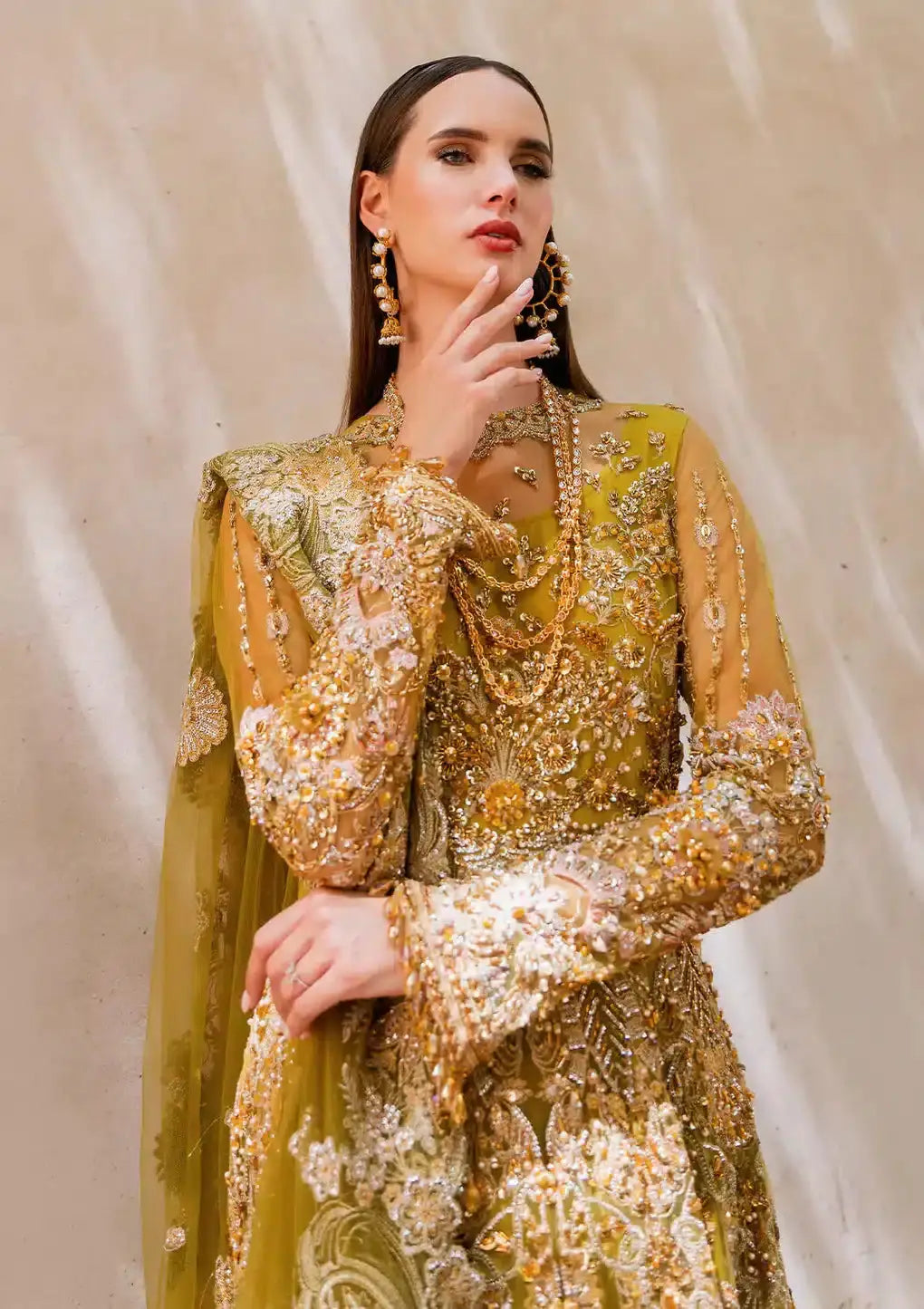 Elaf Premium | Evara Wedding 23 | EEB-05 HENNA - Pakistani Designer Dress - by Elaf Premium | Type: Bridal - 100% Original at Saira Sultan