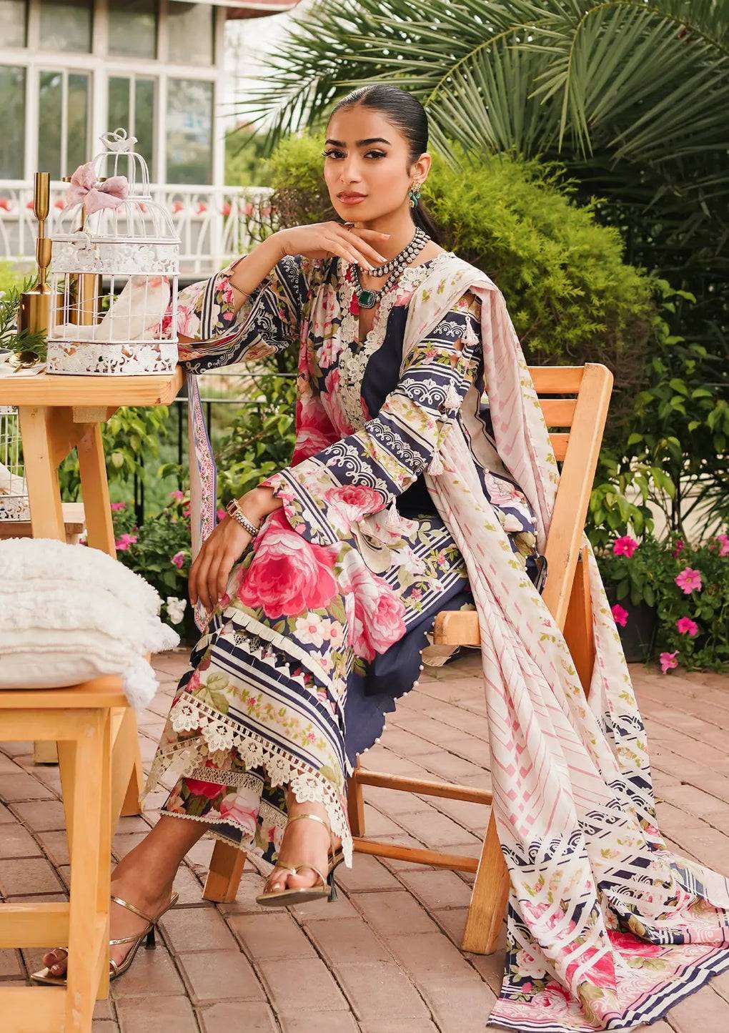 Elaf Premium | Printed Collection 24 | EEP-05B - Amica - Pakistani Designer Dress - by Elaf Premium | Type: Casuals - 100% Original at Saira Sultan
