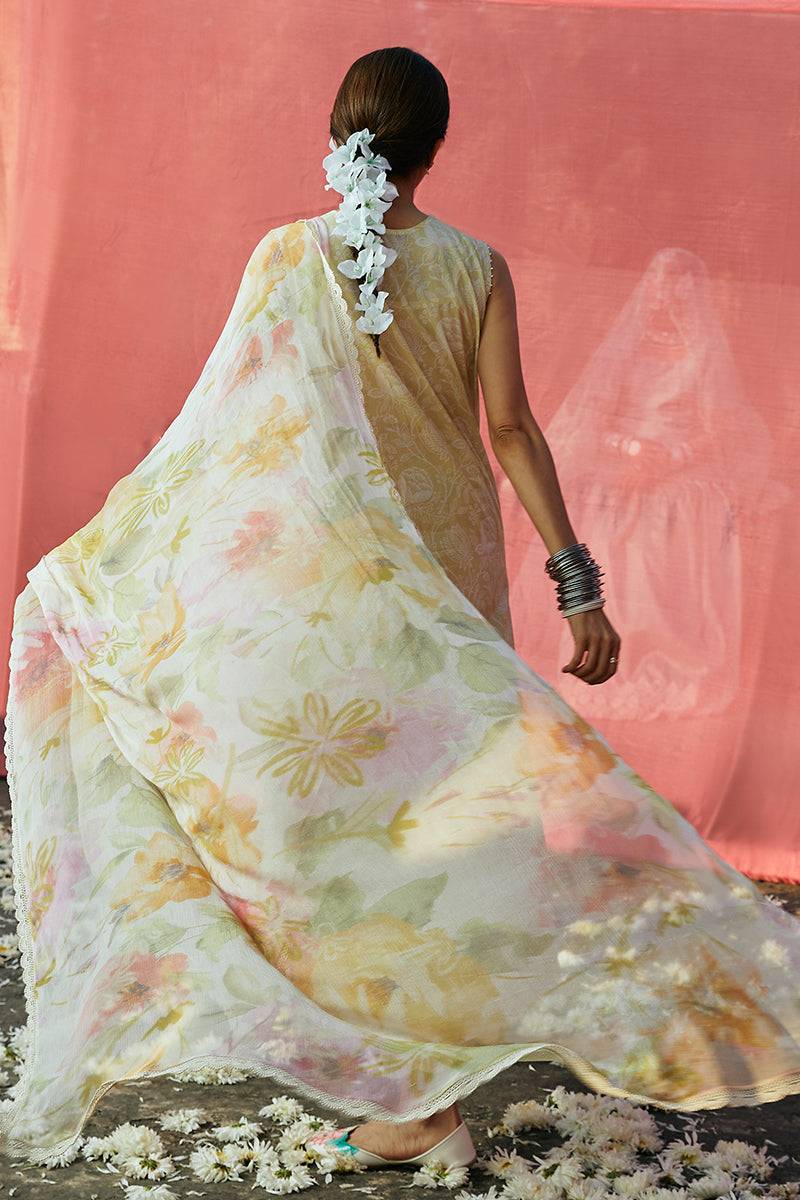 Cross Stitch | Premium Lawn 24 | DUSTY BLOOM - Pakistani Designer Dress - by Cross Stitch | Type: Formal - 100% Original at Saira Sultan