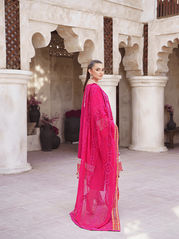 Zebtan | Zeenat Luxury Lawn Eid Collection | ZL 09 - Pakistani Designer Dress - by Zebtan | Type: Luxury - 100% Original at Saira Sultan