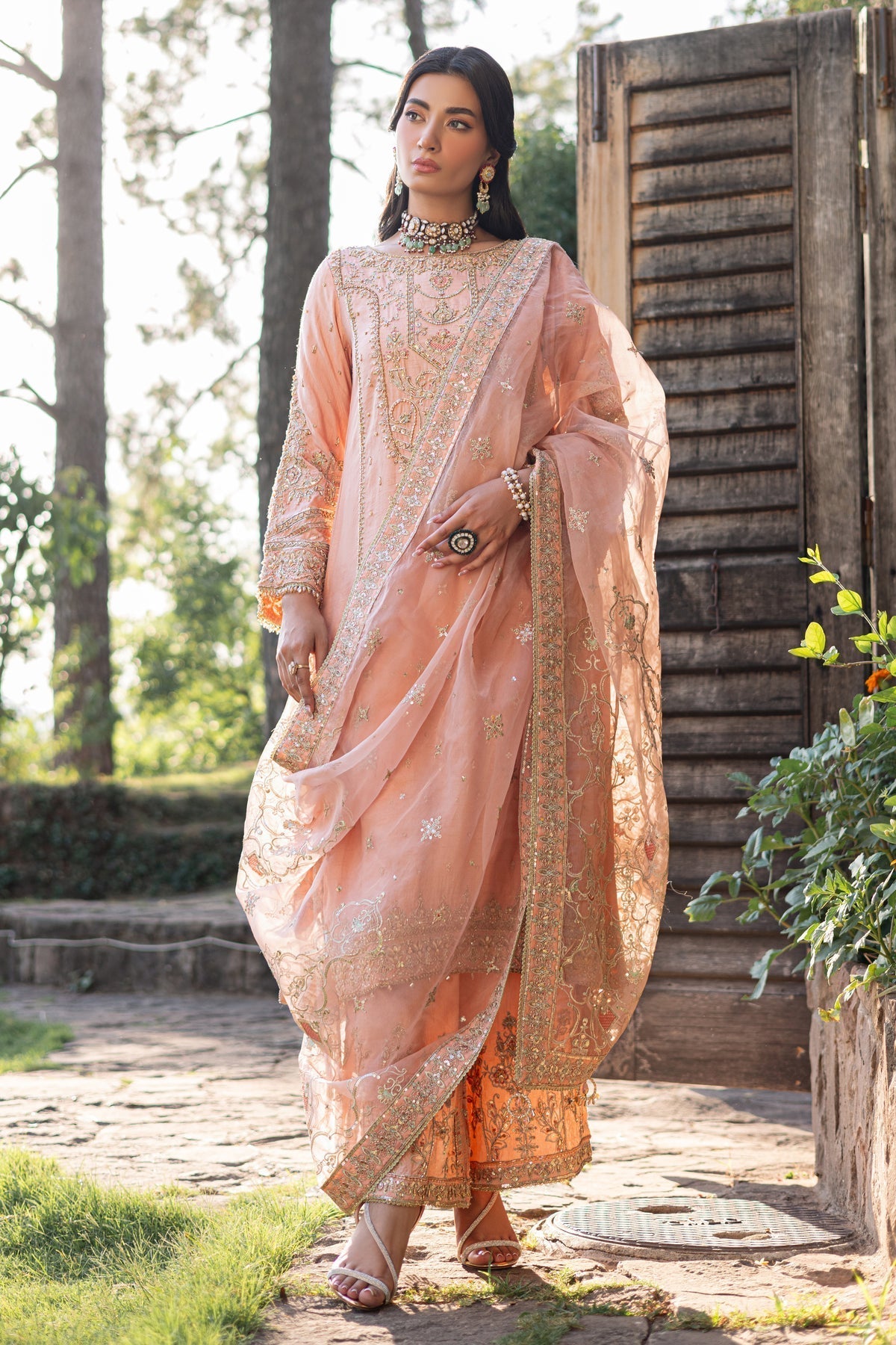 Naqshi | Samarkand Wedding Formals | Nazneen - Pakistani Designer Dress - by Naqshi | Type: Bridal - 100% Original at Saira Sultan