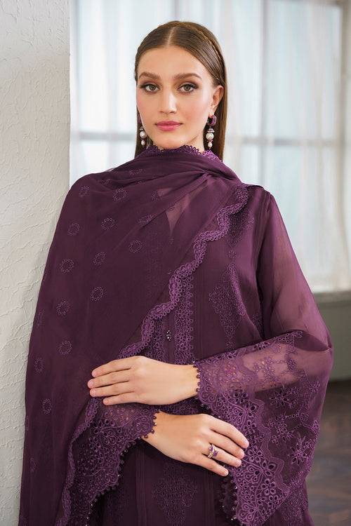 Baroque | Luxury Pret 24 | CHIFFON UF-519 - Pakistani Designer Dress - by Baroque | Type: Luxury - 100% Original at Saira Sultan